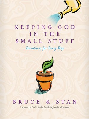 cover image of Keeping God In The Small Stuff